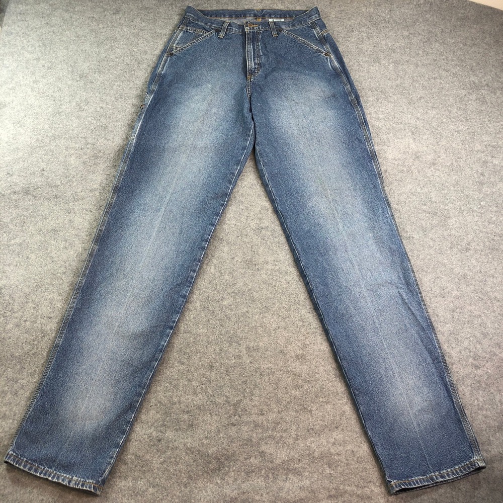 Cinch Mens Carpenter Jeans 32X38 (fits 32x40) Straight Blue Medium Wash Relaxed